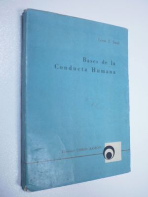 Seller image for BASES DE LA CONDUCTA HUMANA for sale by Librera Circus