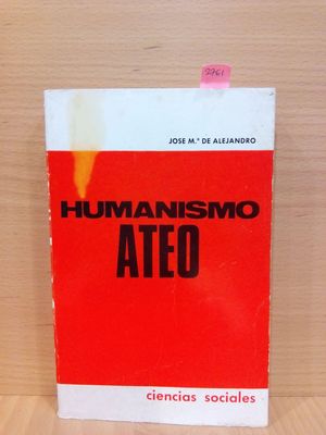 HUMANISMO ATEO