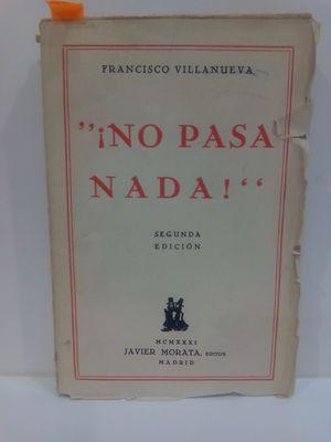 Imagen del vendedor de NO PASA NADA! a la venta por Librera Circus