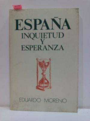 Seller image for ESPAA, INQUIETUD Y ESPERANZA for sale by Librera Circus