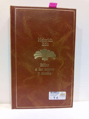 Seller image for BILLAR A LAS NUEVE Y MEDIA for sale by Librera Circus