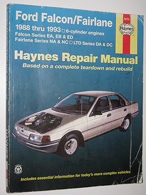 Seller image for Ford Falcon and Fairlane 1988 thru 1993 Automotive Repair Manual for sale by Manyhills Books