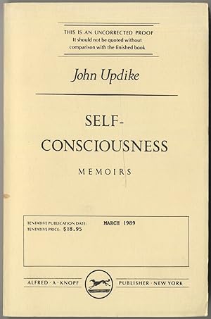 Image du vendeur pour Self-Consciousness mis en vente par Between the Covers-Rare Books, Inc. ABAA