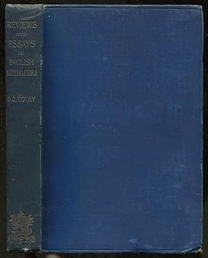 Bild des Verkufers fr Reviews and Essays in English Literature zum Verkauf von Between the Covers-Rare Books, Inc. ABAA
