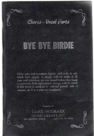 Seller image for Chorus & Vocal Parts for Bye Bye Birdie for sale by Between the Covers-Rare Books, Inc. ABAA