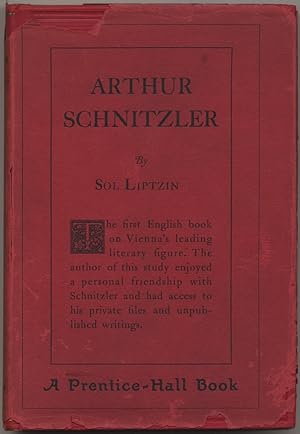 Bild des Verkufers fr Arthur Schnitzler zum Verkauf von Between the Covers-Rare Books, Inc. ABAA