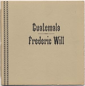 Bild des Verkufers fr Guatemala zum Verkauf von Between the Covers-Rare Books, Inc. ABAA