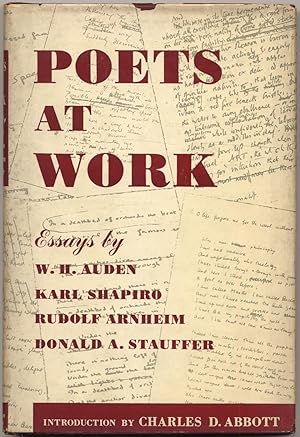 Image du vendeur pour Poets At Work: Essays Based on the Modern Poetry Collection At The Lockwood Memorial Library, University of Buffalo mis en vente par Between the Covers-Rare Books, Inc. ABAA