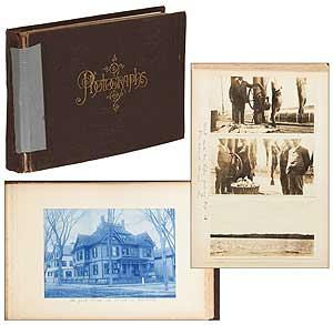 Bild des Verkufers fr [Photo Album]: New England and Shriner's Party zum Verkauf von Between the Covers-Rare Books, Inc. ABAA