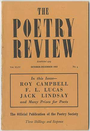 Seller image for The Poetry Review - October-December 1953 (Volume XLIV, Number 4) for sale by Between the Covers-Rare Books, Inc. ABAA