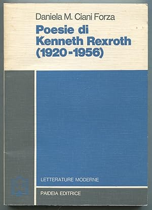 Bild des Verkufers fr Poesie Di Kenneth Rexroth (1920-1956) zum Verkauf von Between the Covers-Rare Books, Inc. ABAA