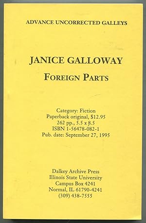 Seller image for Foreign Parts for sale by Between the Covers-Rare Books, Inc. ABAA