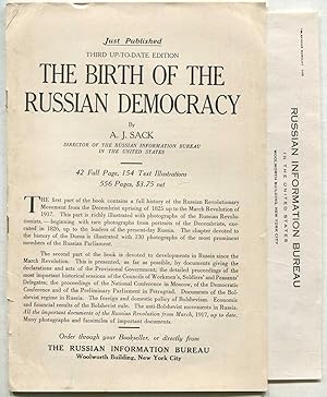 Imagen del vendedor de The Birth of the Russian Democracy a la venta por Between the Covers-Rare Books, Inc. ABAA