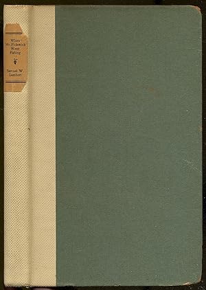 Imagen del vendedor de When Mr. Pickwick Went Fishing a la venta por Between the Covers-Rare Books, Inc. ABAA