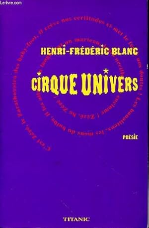Bild des Verkufers fr CIRQUE UNIVERS zum Verkauf von Le-Livre
