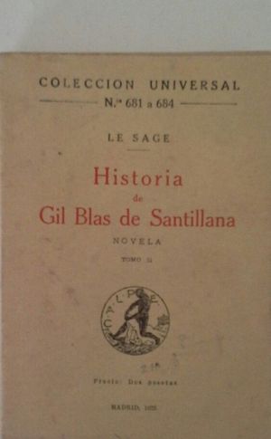 HISTORIA DE GIL BLAS DE SANTILLANA - TOMO II