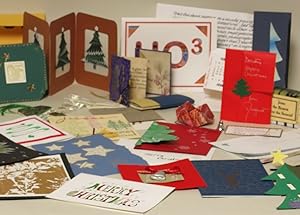 Collection of Book-Arts Inspired Christmas Cards