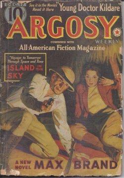 Image du vendeur pour ARGOSY Weekly: December, Dec. 17, 1938 ("Young Doctor Kildare"; "The Thirty-nine Steps"; "Flying Colours") mis en vente par Books from the Crypt