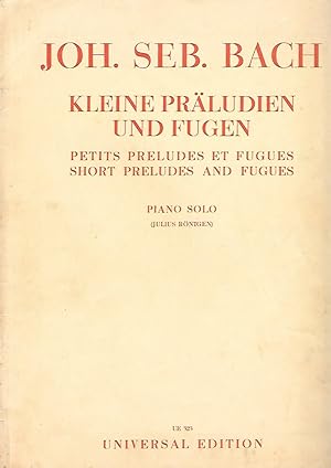 Seller image for Short Preludes and Fugues / Kleine Praludien Und Fugen (UE 323) for sale by Versandantiquariat Boller