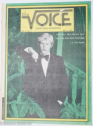 Immagine del venditore per The Voice: more than a newspaper; vol. 4, #9, May 7, 1982 [states #8 but actually #9] Carl Hill Wins One for Gays venduto da Bolerium Books Inc.