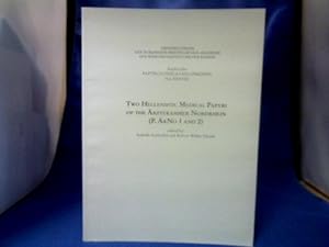 Bild des Verkufers fr Two Hellenistic medical papyri of the rztekammer Nordrhein : (P. kNo 1 and 2). =(Papyrologica Coloniensia ; Vol. 38.) zum Verkauf von Antiquariat Michael Solder