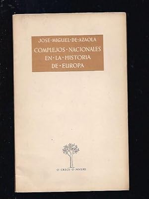 Bild des Verkufers fr COMPLEJOS NACIONALES EN LA HISTORIA DE EUROPA zum Verkauf von Desvn del Libro / Desvan del Libro, SL