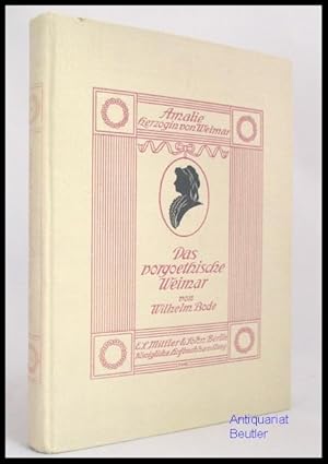 Seller image for Das vorgoethische Weimar. for sale by Antiquariat Beutler