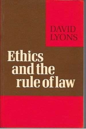 Immagine del venditore per Ethics and the Rule of Law venduto da Bookfeathers, LLC
