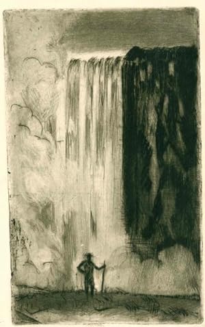 Am großen Wasserfall. Übertragen von H. C. Artmann. Mit einer Radierung von SIXTEN HAAGE [Signiert]