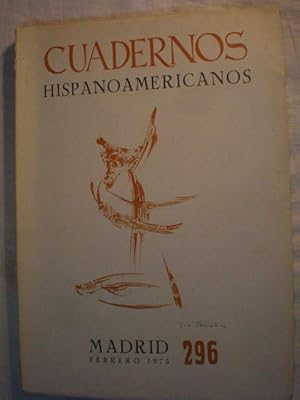 Imagen del vendedor de Cuadernos Hispanoamericanos 296 - Madrid Febrero 1975 a la venta por Librera Antonio Azorn