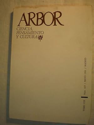 Imagen del vendedor de Arbor 425 - Mayo 1981 a la venta por Librería Antonio Azorín