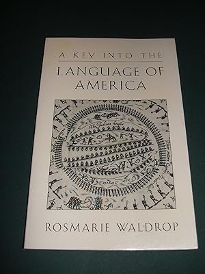 A Key into the Language of America // The Photos in this listing are of the book that is offered ...