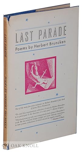 Immagine del venditore per LAST PARADE venduto da Oak Knoll Books, ABAA, ILAB