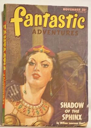 Seller image for Fantastic Adventures- November 1946 - Volume 8 Number 5 25 Shadow of the Sphinx by William Lawrence Hamling for sale by Crossroads Books