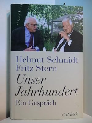 Seller image for Unser Jahrhundert. Ein Gesprch for sale by Antiquariat Weber