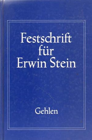 Festschrift für Erwin Stein.