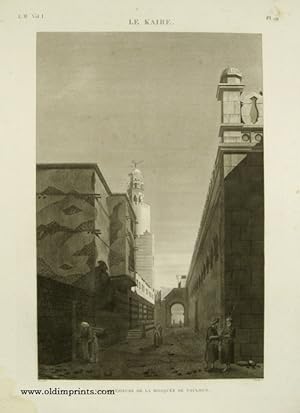 Le Kaire. Vue Exterieure de la Mosquee de Touloun.