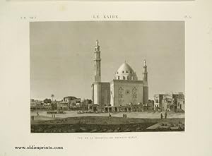 Le Kaire. Vue de la Mosquee de Soultan Hasan.