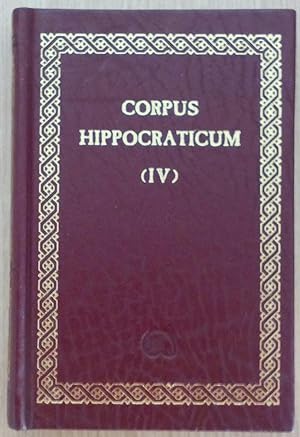Seller image for CORPUS HIPPOCRATICUM VOL IV for sale by Gibbon Libreria