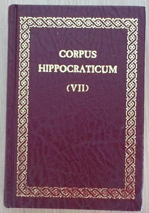 Seller image for CORPUS HIPPOCRATICUM VOL VII for sale by Gibbon Libreria