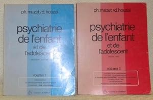 Seller image for Psychiatrie de l'enfant et de l'adolescent. Volume 1: Introduction - Le dveloppement psychologique - L'examen - Les symptmes, 14 figures, 2 tableaux, 9 observations cliniques. Deuxime dition 1979, troisime tirage revu et corrig 1983. Volume 2: Troubles de la personnalit - Troubles psychosomatiques et troubles psychiques lis  une atteinte somatique - Troubles lis  l'ge - La thrapeutique - Problmes gnraux et administratifs, 8 tableaux, 10 observations cliniques. Cinquime tirage. for sale by Bouquinerie du Varis