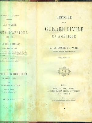 Histoire de la guerre civile en amerique tome 6