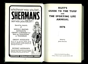 Imagen del vendedor de Ruff's Guide to the Turf and The Sporting Life Annual -1976 a la venta por Little Stour Books PBFA Member