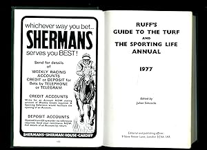 Imagen del vendedor de Ruff's Guide to the Turf and The Sporting Life Annual - 1977 a la venta por Little Stour Books PBFA Member