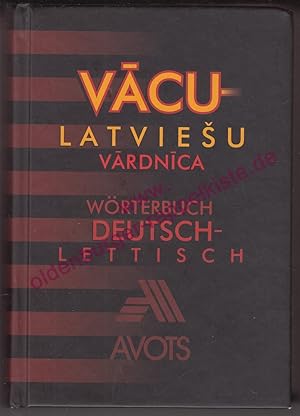 Vacu - latviesu vardnica = Deutsch - Lettisches Wörterbuch