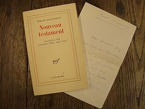 Nouveau Testament - Journaliers XII : novembre 1962 - mars 1963 -