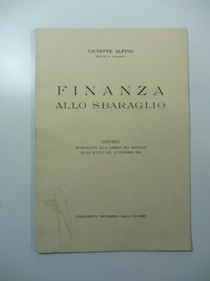 Finanza allo sbaraglio