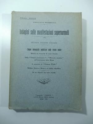 Indagini sulle manifestazioni supernormali. Seconda edizione italiana