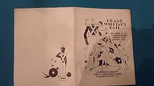 Image du vendeur pour Invitation to Grand Military Ball, 1933 mis en vente par William Ramsey Rare  Books & Manuscripts