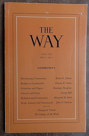 The Way - April 1970 Volume 10 No. 2